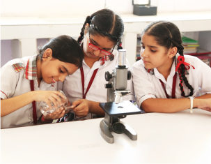 BIPS School Student testing in Lab